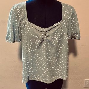 New Rewind Top - Sage Green